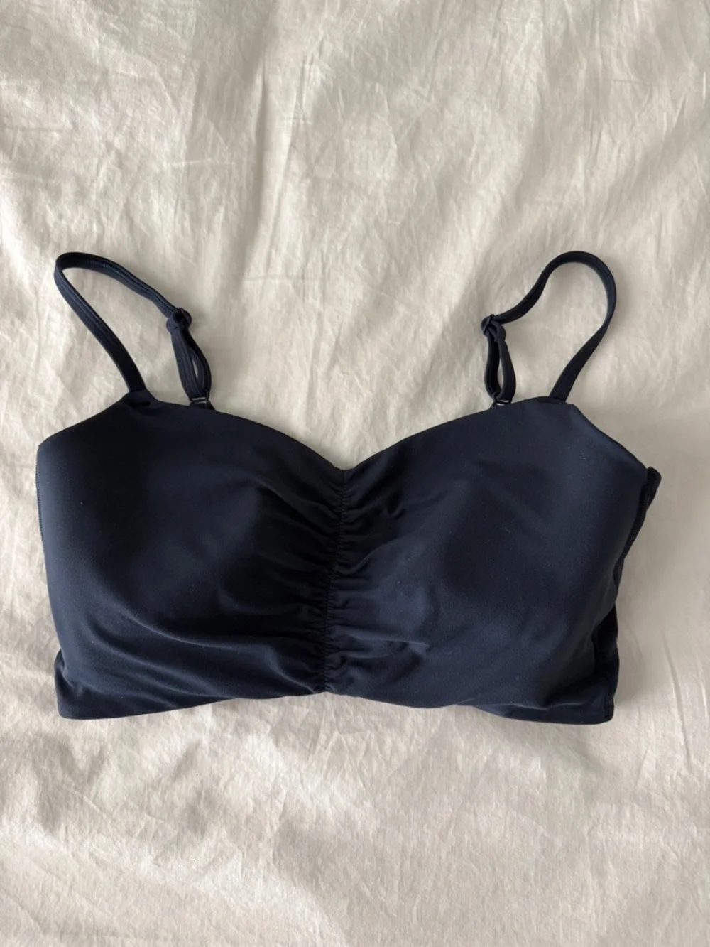 Target Navy Ruched Bralette with Adjustable Straps - Picture 1 of 3
